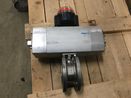 7626 - Pneumatisk kugleventil med ATEX sensor
