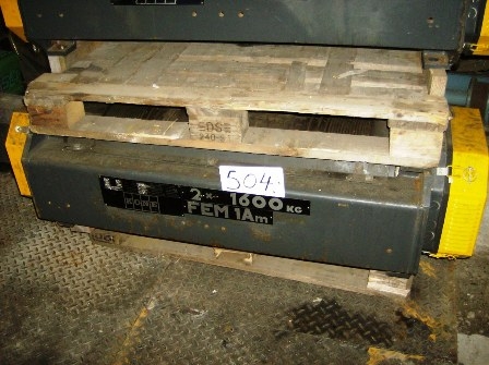 2418 - 504 - Kone Spil - Type UN 2286 NE - 2x1,6 Ton - 4-strenget