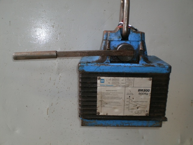 3892&nbsp;-&nbsp;Magnet - Løftemagnet - BAKKER - Type: BM 800