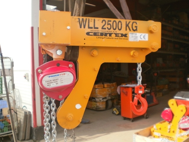 4294&nbsp;-&nbsp;Håndkædetalje Maskinrumskran Power Tec / Certex Type CCH 2,5 ton